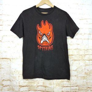Spitfire Neckface Logo T Shirt Mens M Black Neckhead Limited Edition 2019 Skate